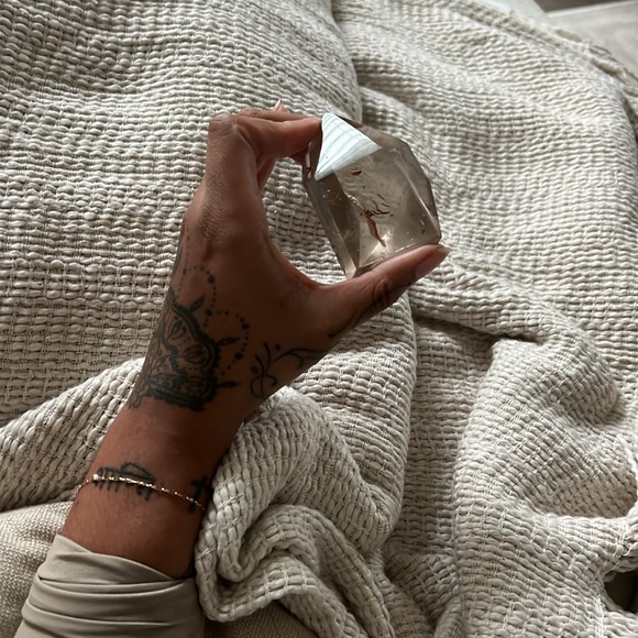 smoky quartz rutile w/ golden healer inclusions - Picture 9 of 16